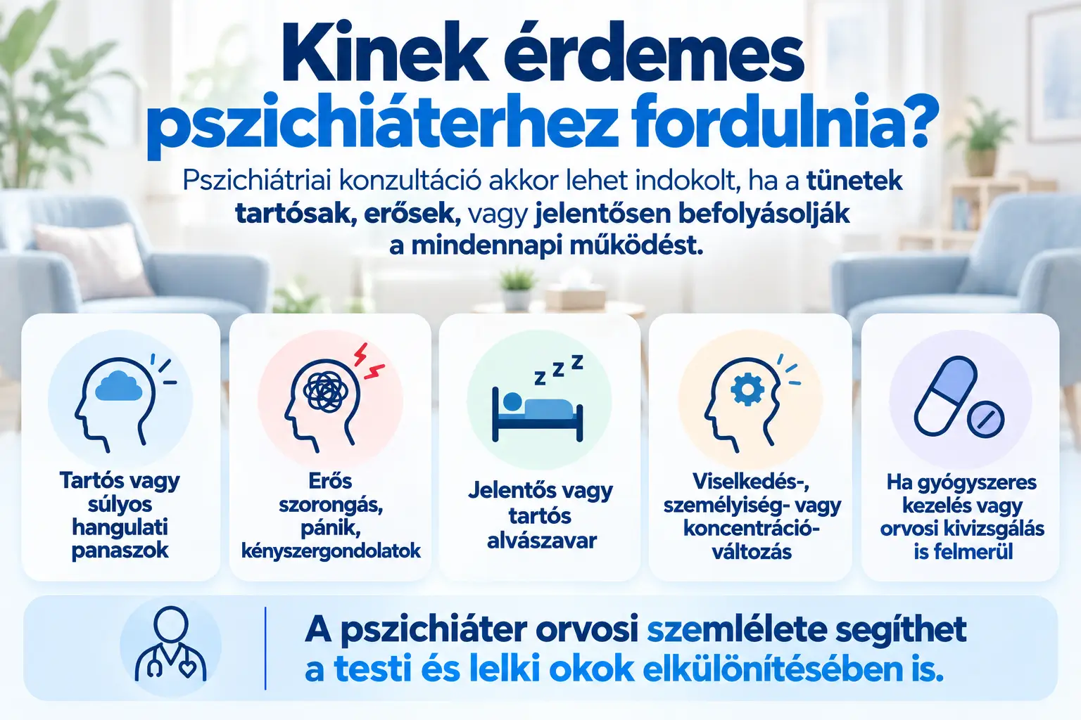 Pszichiáter rendelés Gyálon